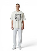 Palm Angels Gothic Logo Over T-Shirt White one-kickz