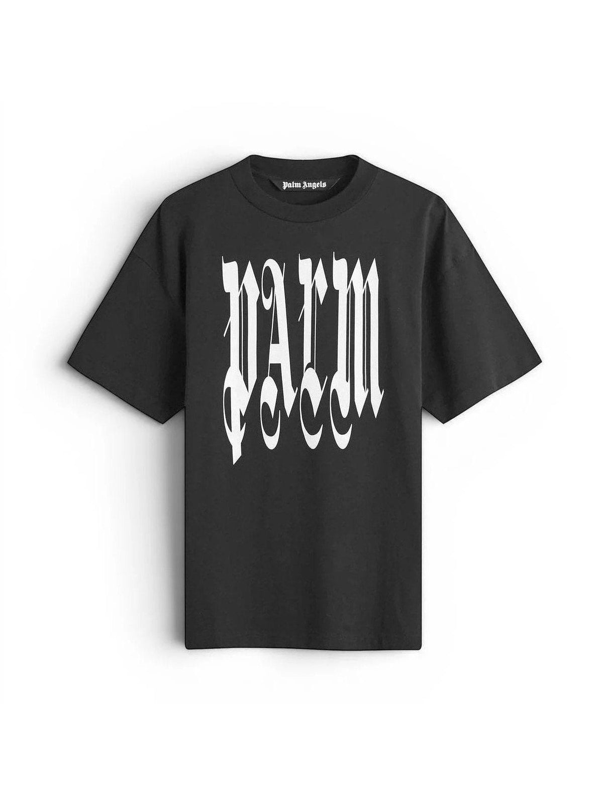 Palm Angels Gothic Palm T-Shirt Black