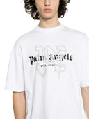 Palm Angels LA Monogram Spray White/Grey T-shirt one-kickz