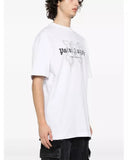 Palm Angels LA Monogram Spray White/Grey T-shirt one-kickz