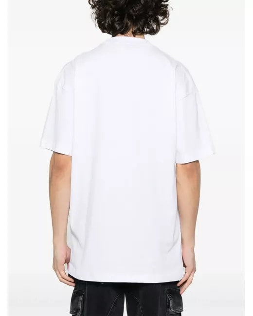 Palm Angels LA Monogram Spray White/Grey T-shirt