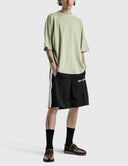 Palm Angels Logo Print Track Shorts Black one-kickz