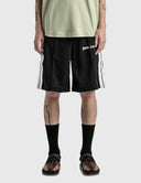 Palm Angels Logo Print Track Shorts Black one-kickz