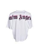Palm Angels Logo-print T-shirt White one-kickz