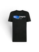 Palm Angels New York Sprayed Logo T-shirt Black one-kickz