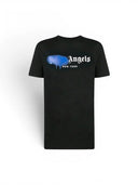 Palm Angels New York Sprayed Logo T-shirt Black one-kickz