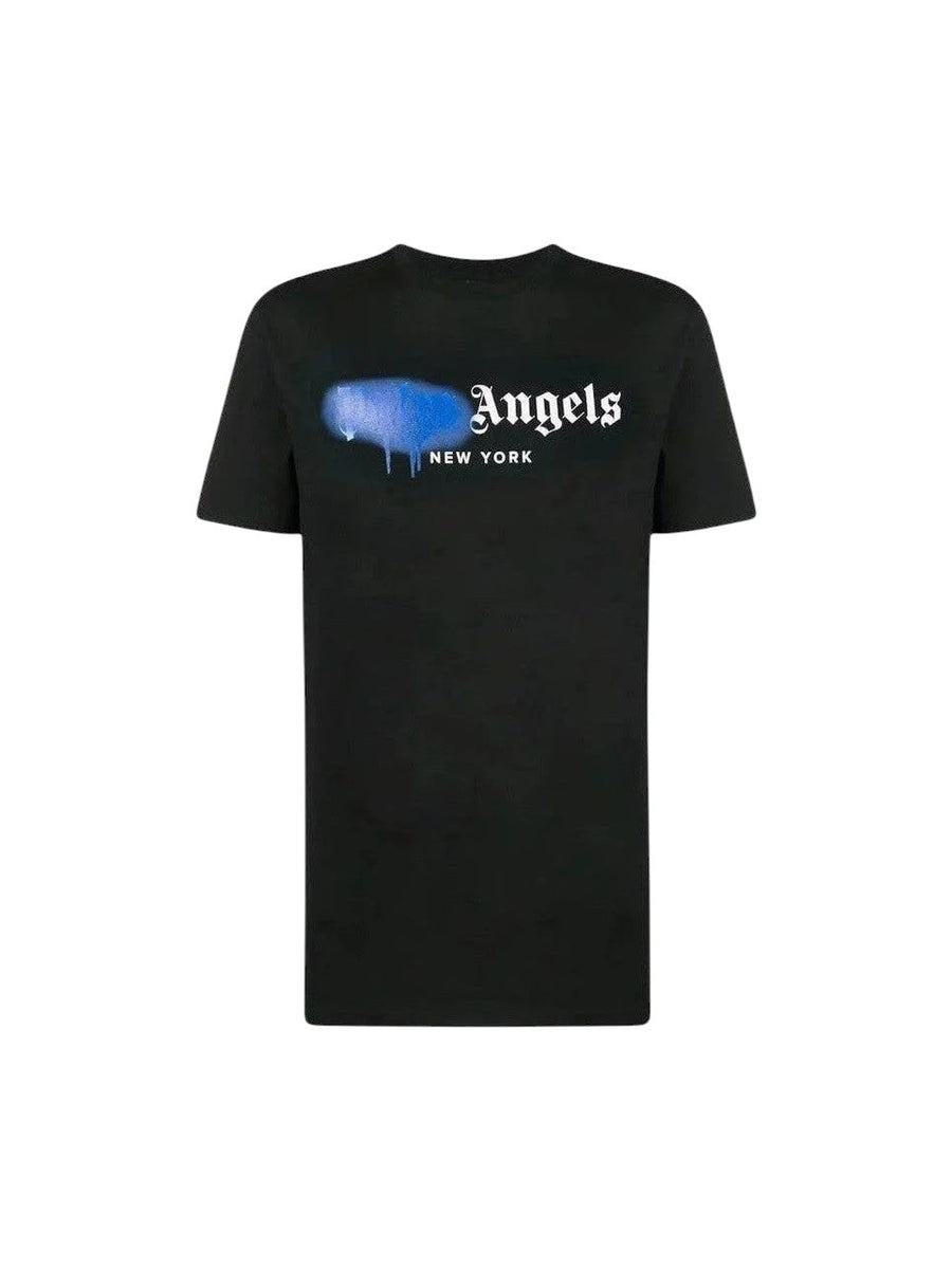 Palm Angels New York Sprayed Logo T-shirt Black