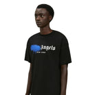 Palm Angels New York Sprayed Logo T-shirt Black one-kickz