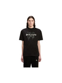 Palm Angels Paris Monogram Spray Logo Black on Black T-shirt one-kickz