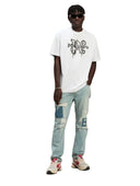 Palm Angels Paris Monogram Spray White/Black T-shirt one-kickz