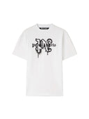 Palm Angels Paris Monogram Spray White/Black T-shirt one-kickz