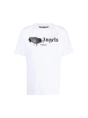 Palm Angels Paris Sprayed Logo T-shirt White one-kickz