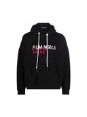 Palm Angels Racing Stars Logo Hoodie Black/White/Red one-kickz