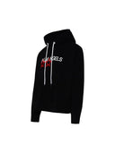 Palm Angels Racing Stars Logo Hoodie Black/White/Red one-kickz