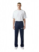 Palm Angels Side Stripe Track Pants Navy Blue/White SS22 one-kickz
