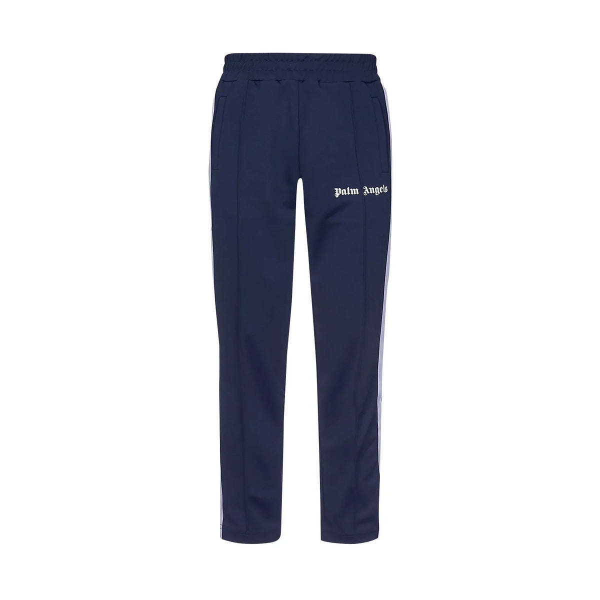 Palm Angels Side Stripe Track Pants Navy Blue/White SS22