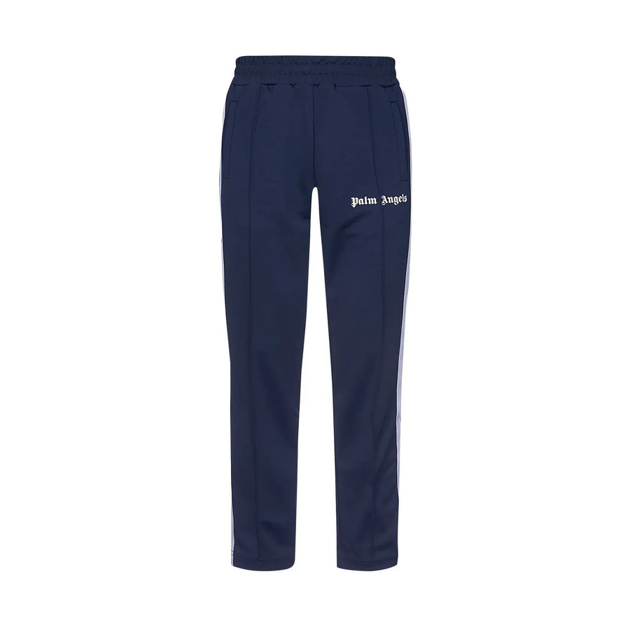 Palm Angels Side Stripe Track Pants Navy Blue/White SS22