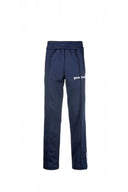 Palm Angels Side Stripe Track Pants Navy Blue/White SS22 one-kickz