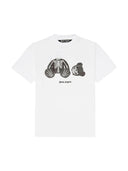 Palm Angels Skeleton Bear T-shirt White