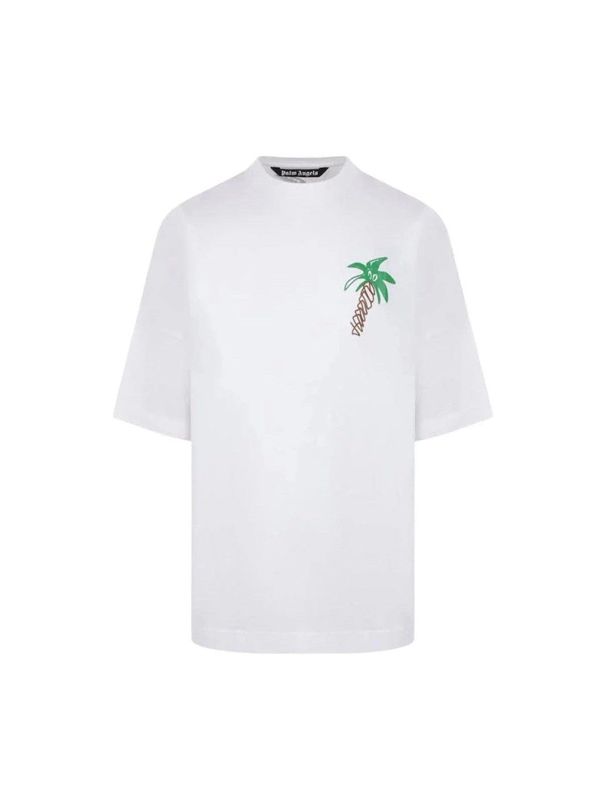 Palm Angels Sketchy Cotton Oversized T-shirt White