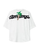 Palm Angels Sketchy Cotton Oversized T-shirt White one-kickz