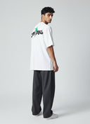 Palm Angels Sketchy Cotton Oversized T-shirt White one-kickz