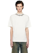 Palm Angels White Flame Logo T-Shirt one-kickz