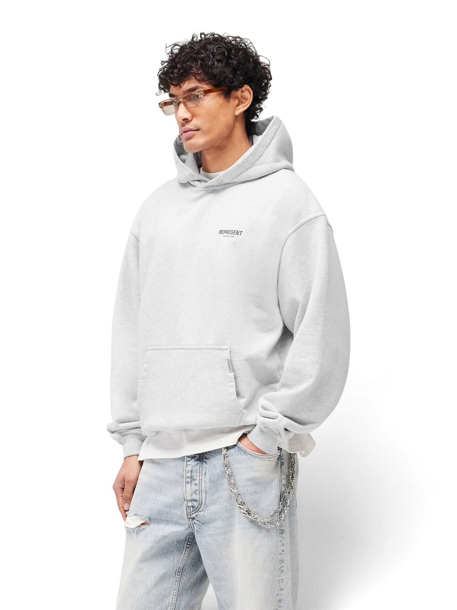 Represent Owners Club Hoodie Ash Grey