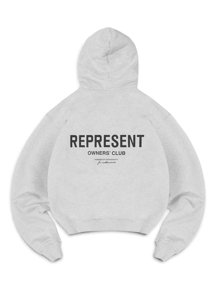 Represent Owners Club Hoodie Ash Grey