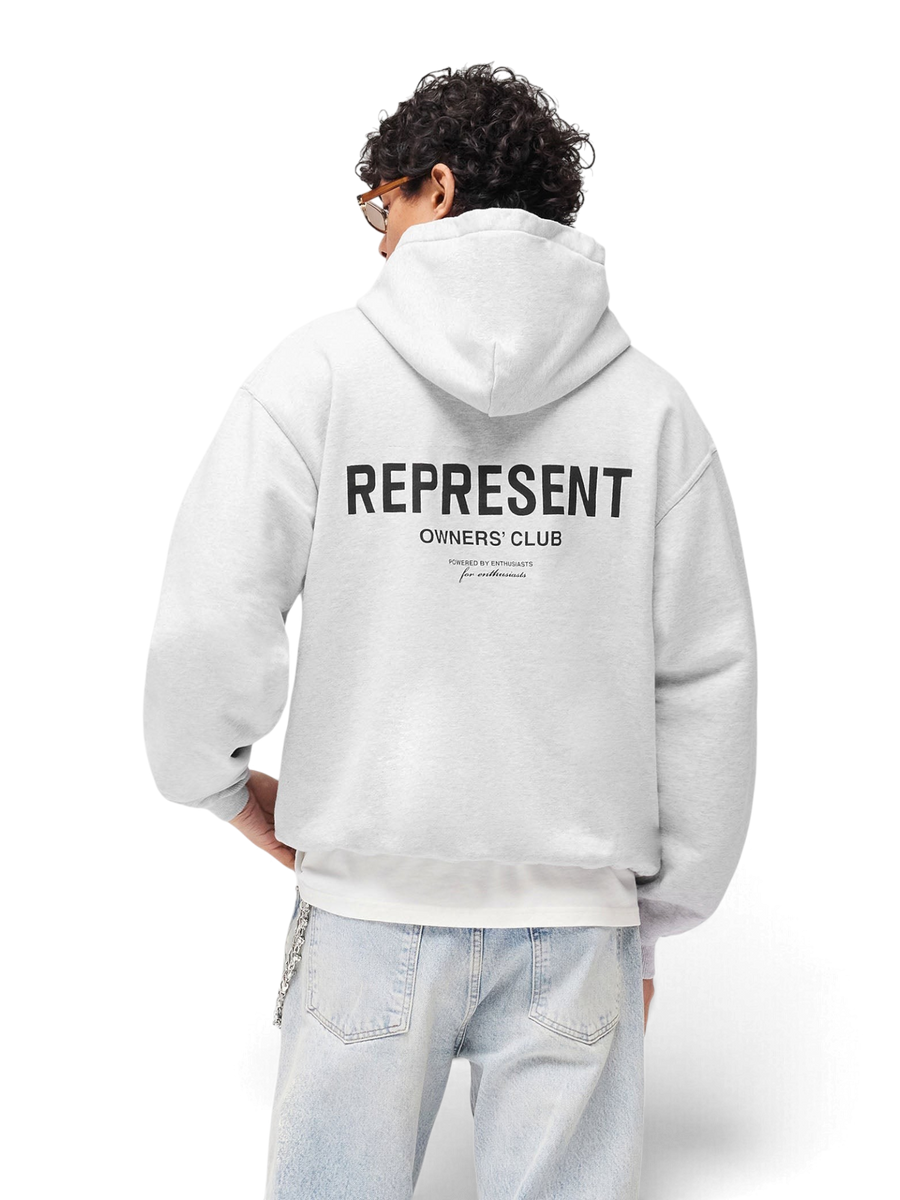 Represent Owners Club Hoodie Ash Grey