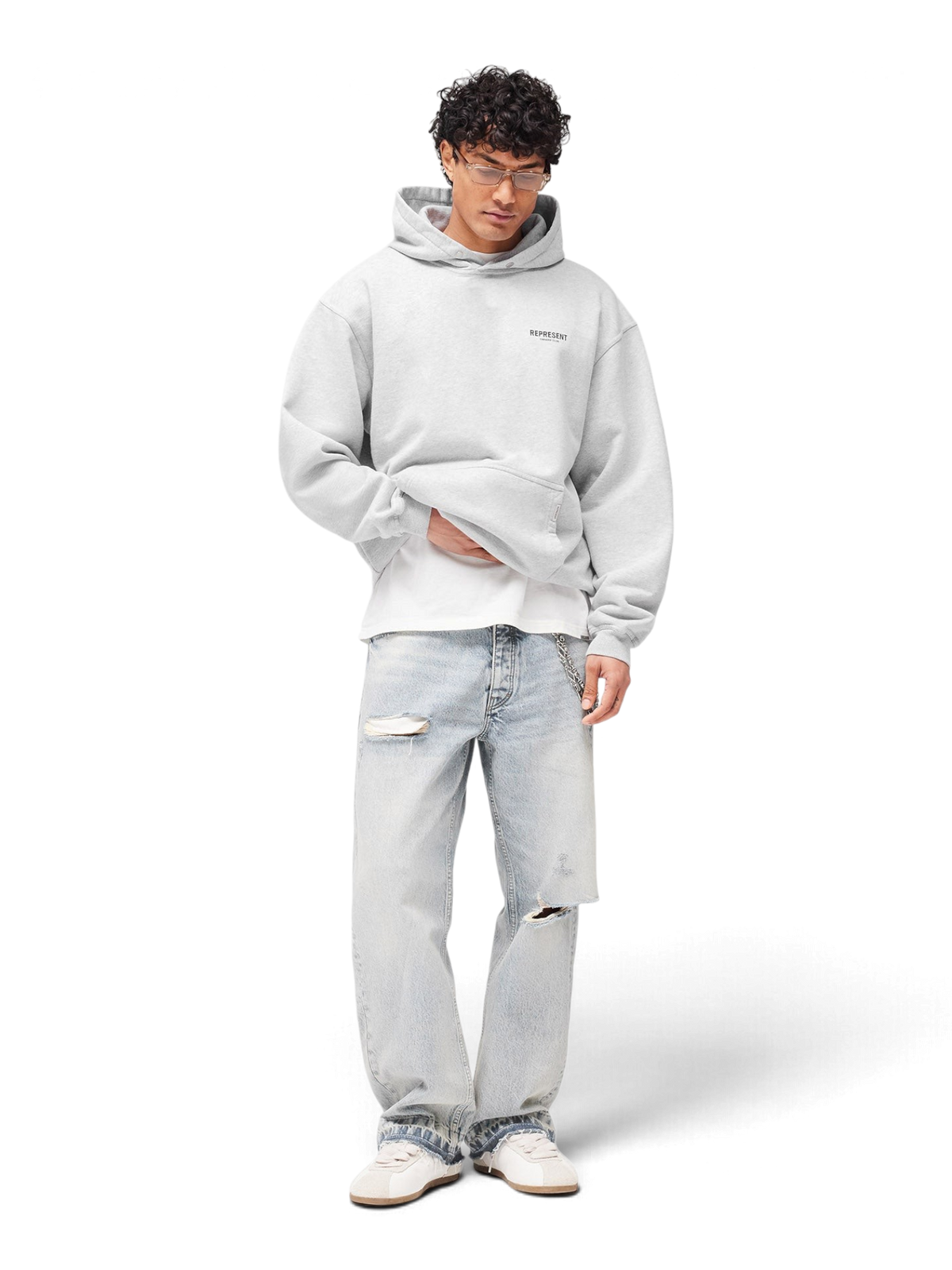 Represent Owners Club Hoodie Ash Grey