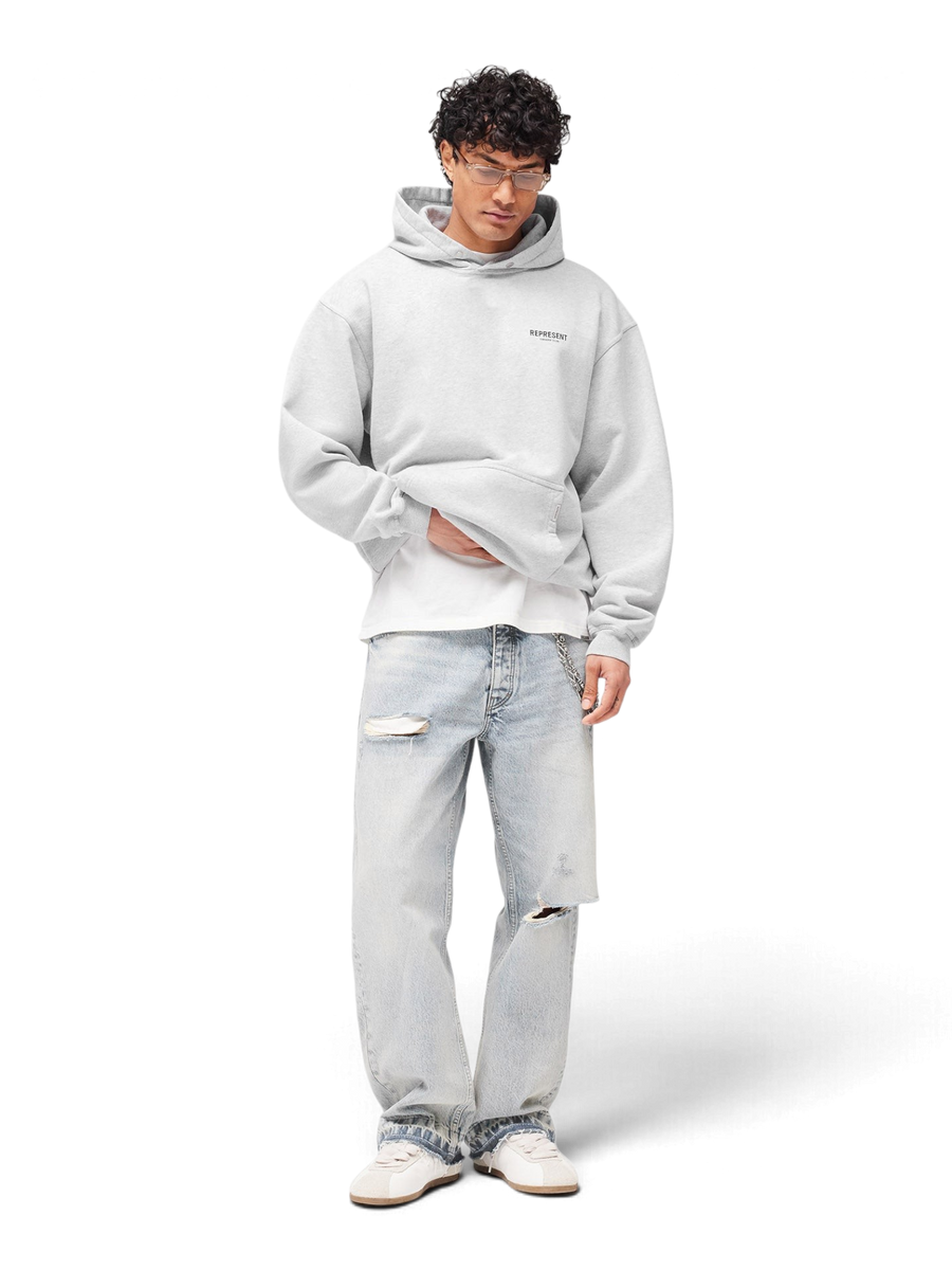 Represent Owners Club Hoodie Ash Grey