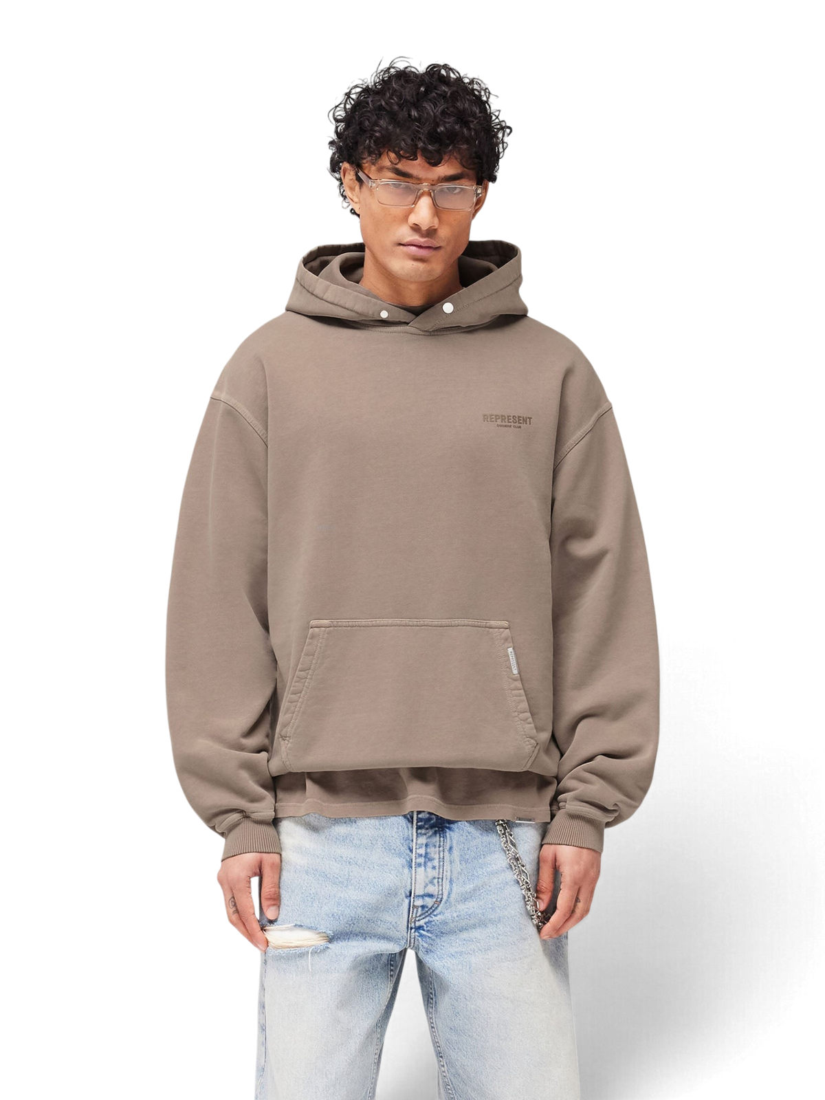 Represent Owners Club Hoodie Mushroom