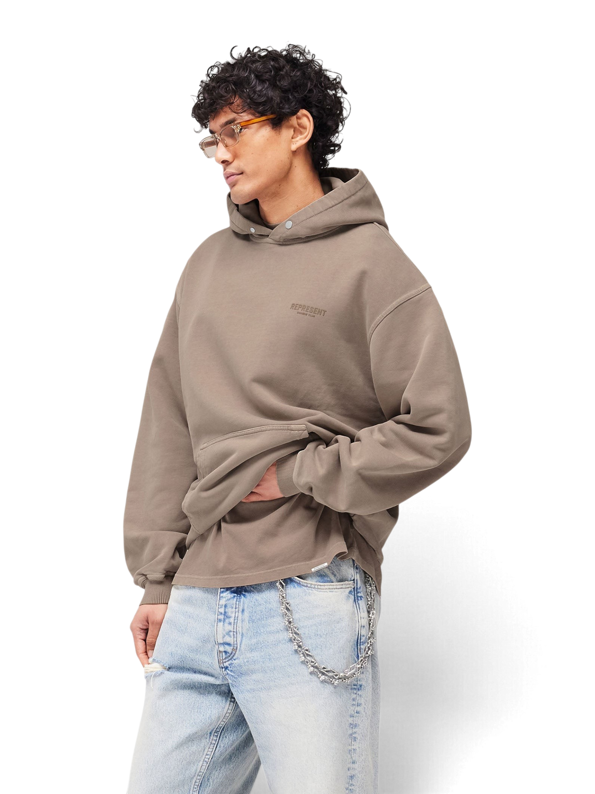 Represent Owners Club Hoodie Mushroom