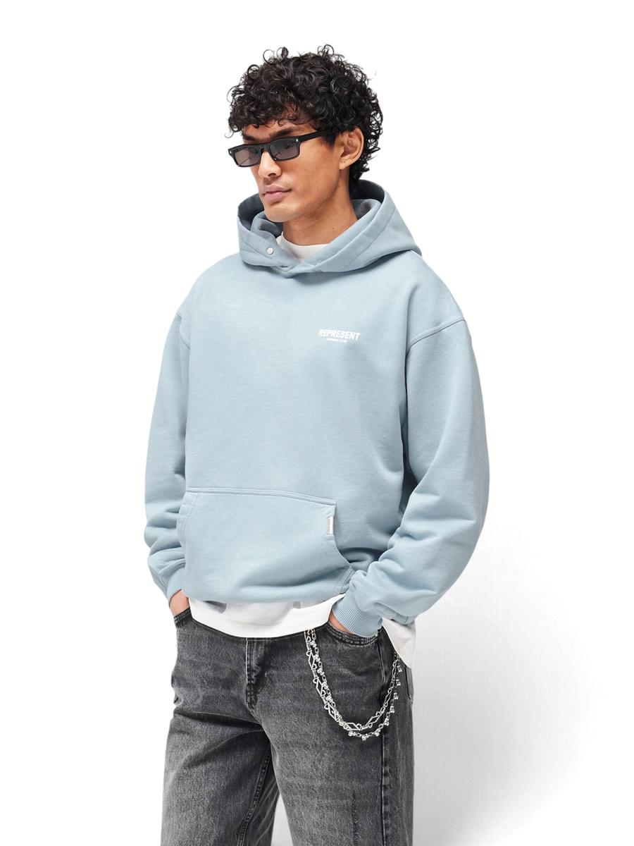 Represent Owners Club Hoodie Powder Blue