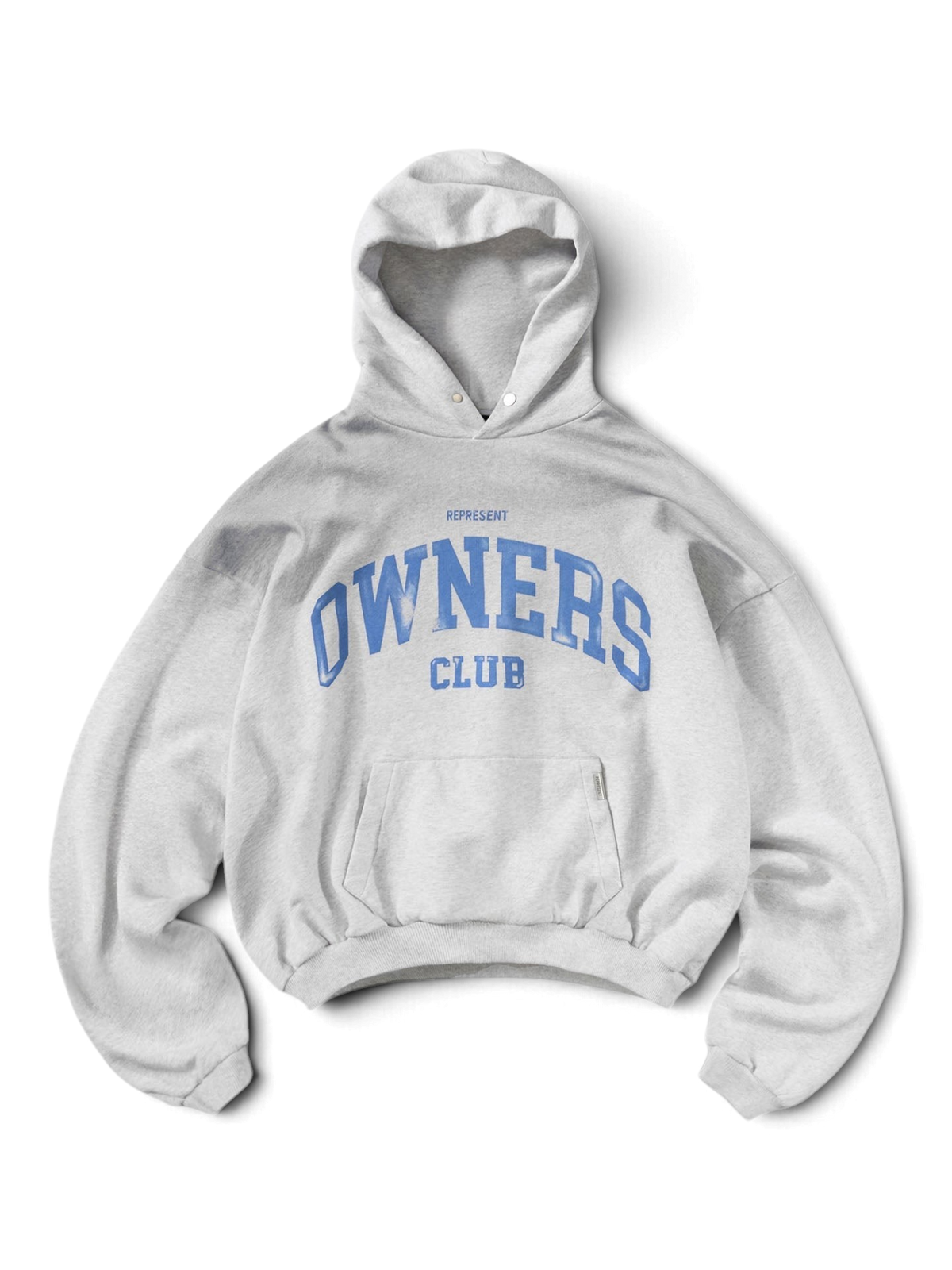 Represent Owners Club Hoodie Sprayed Ice Grey Marl