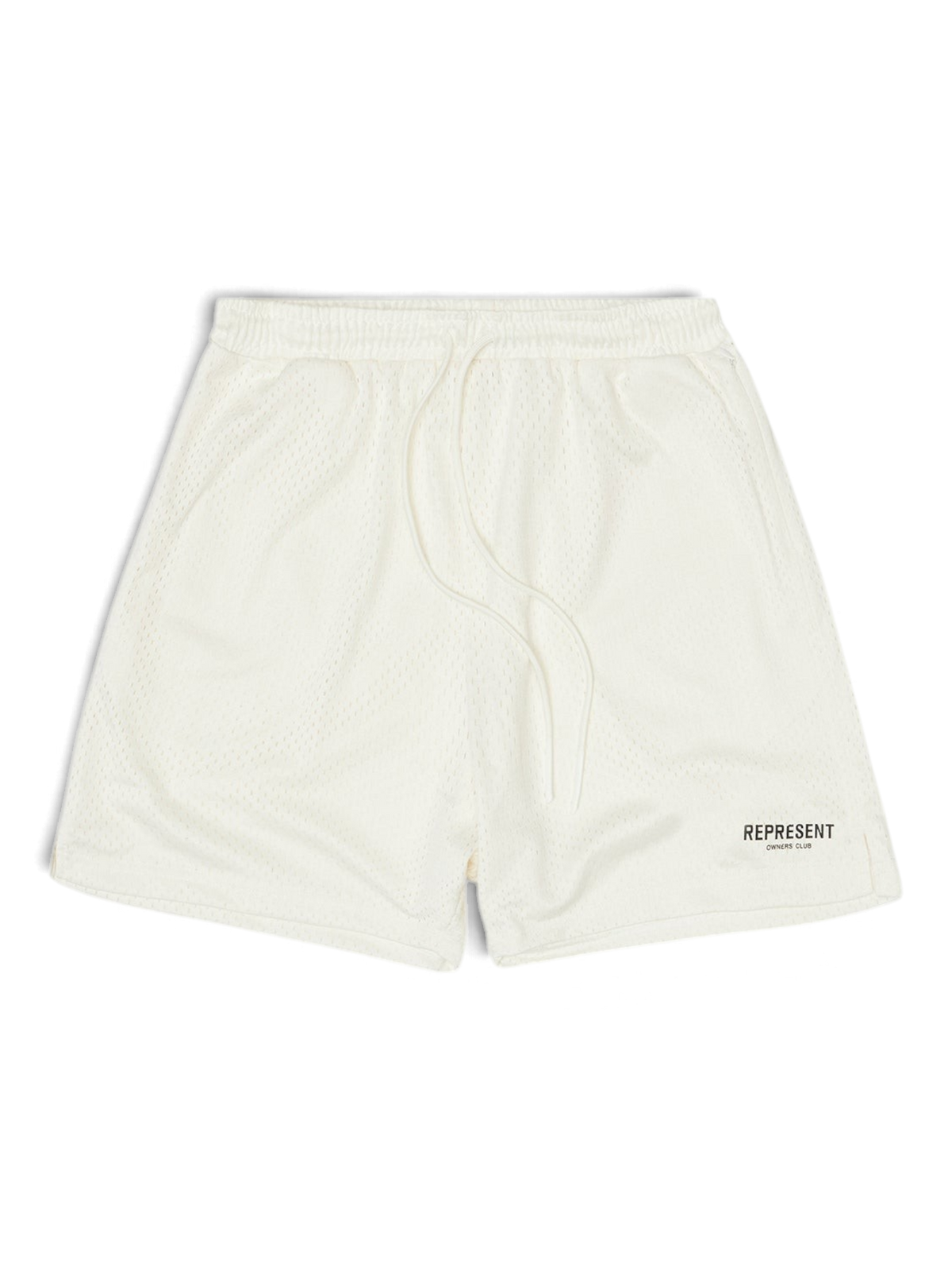 Represent Owners Club Mesh Shorts Flat White