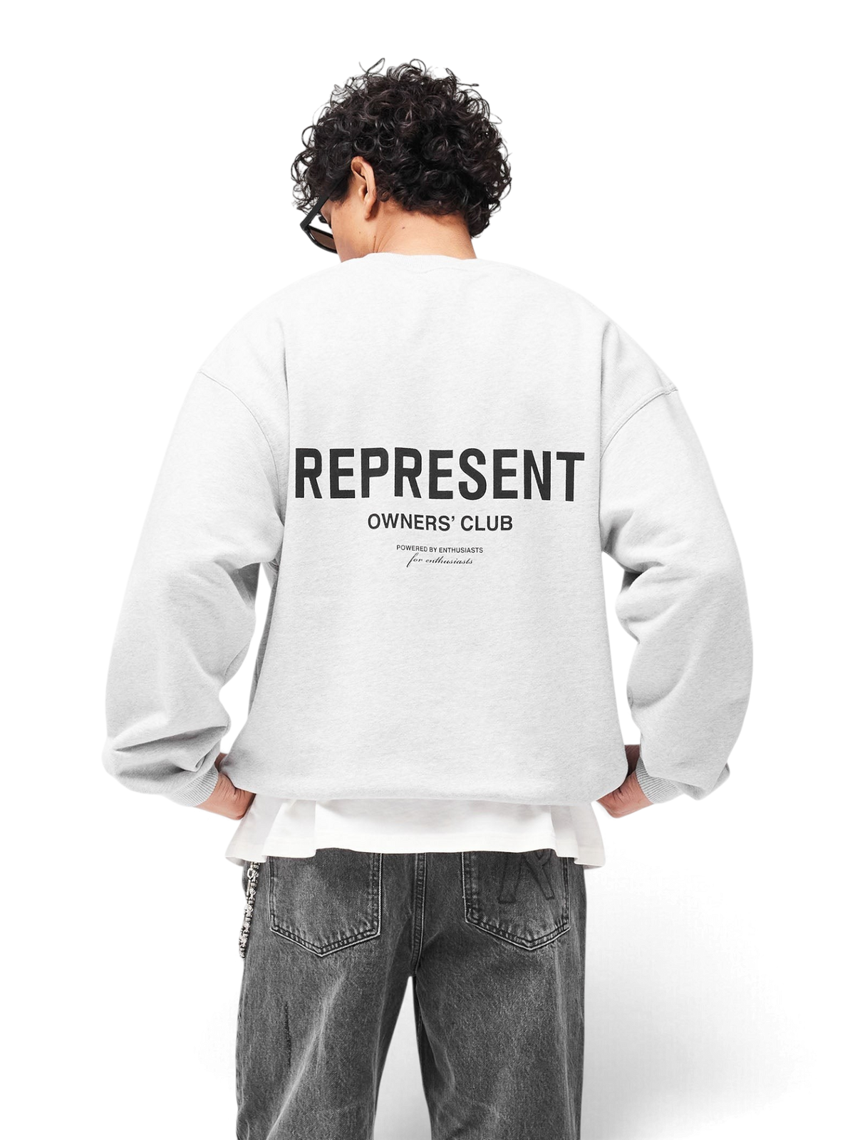 Represent Owners Club Sweater Ash Grey
