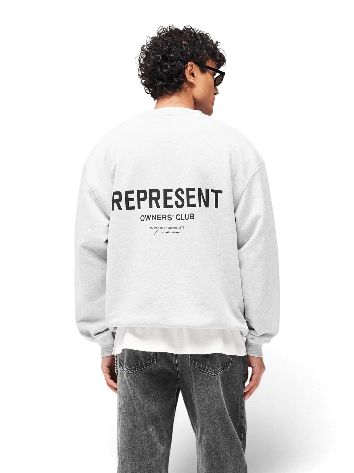 Represent Owners Club Sweater Ash Grey