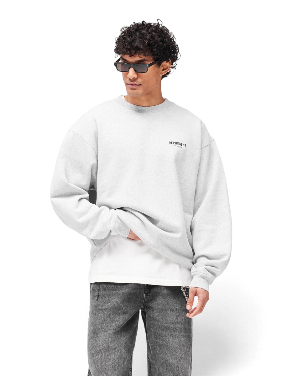 Represent Owners Club Sweater Ash Grey