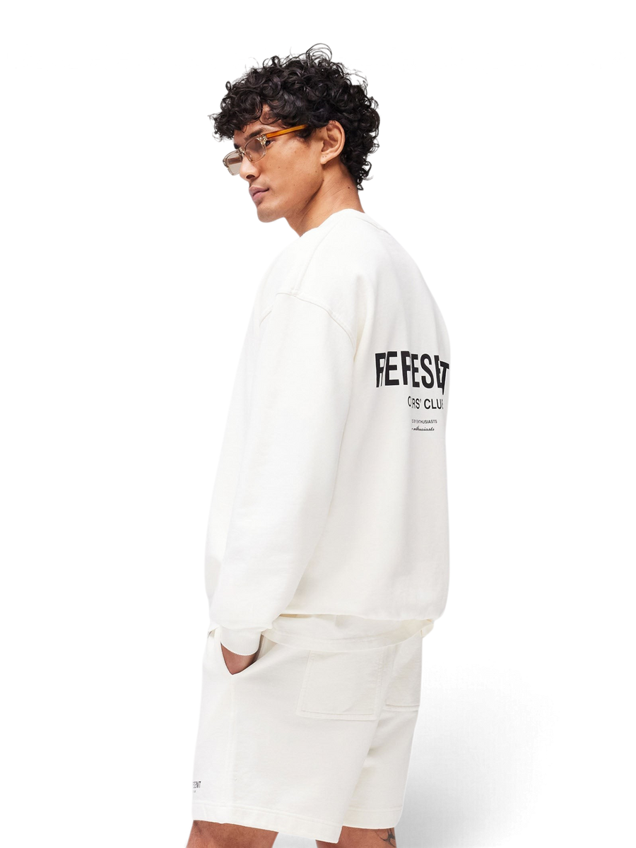 Represent Owners Club Sweater Flat White