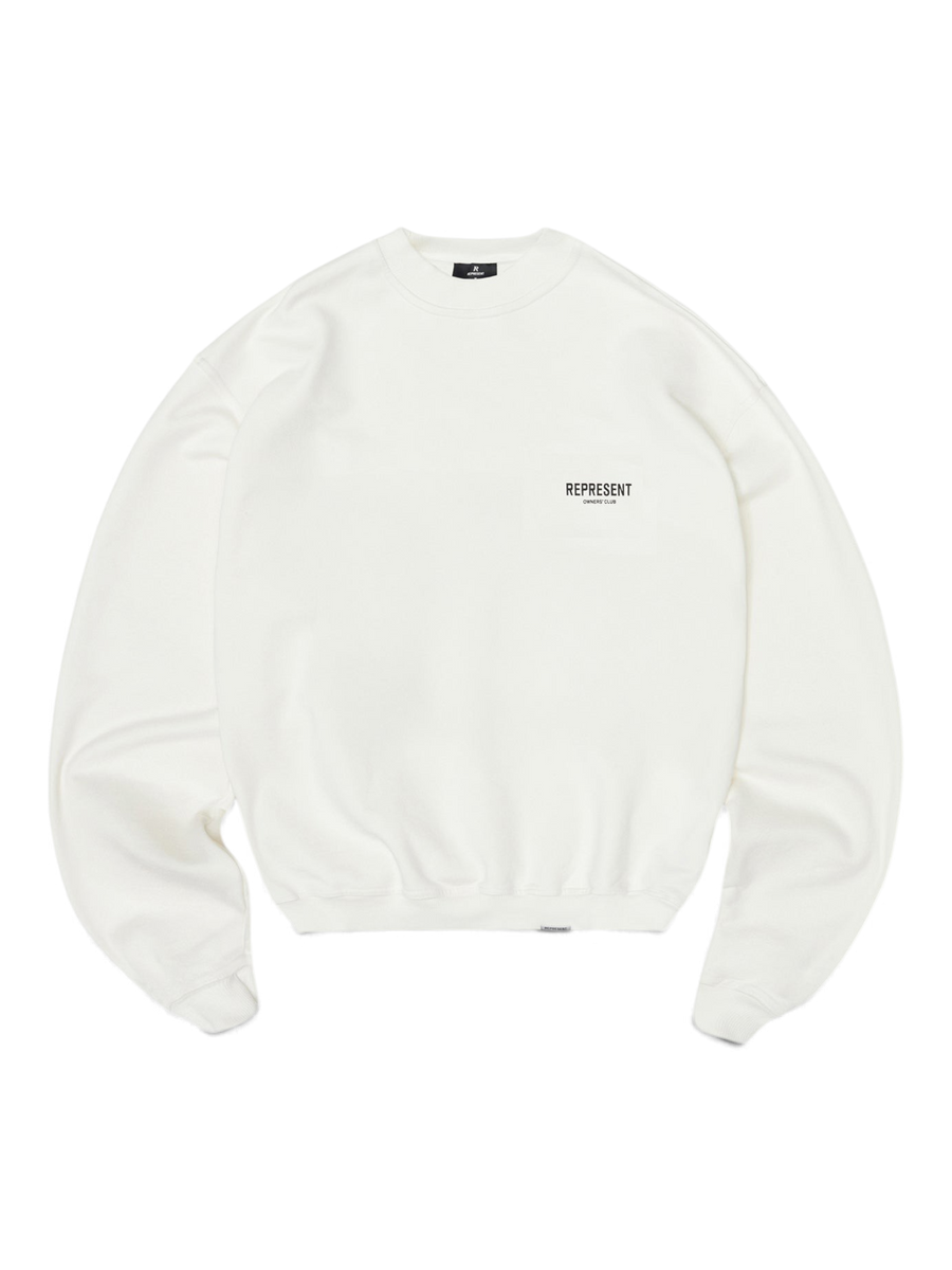Represent Owners Club Sweater Flat White