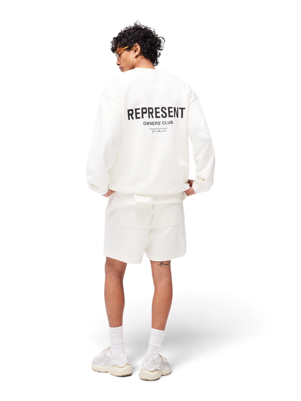 Represent Owners Club Sweater Flat White