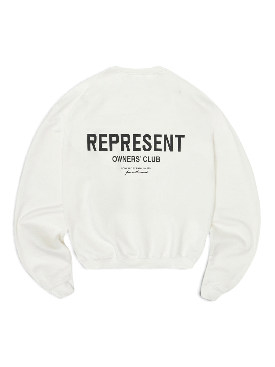 Represent Owners Club Sweater Flat White