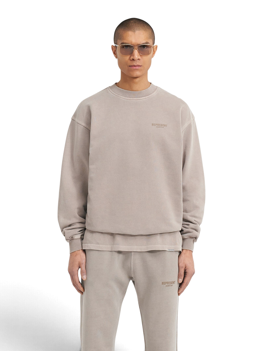 Represent Owners Club Sweater Mushroom