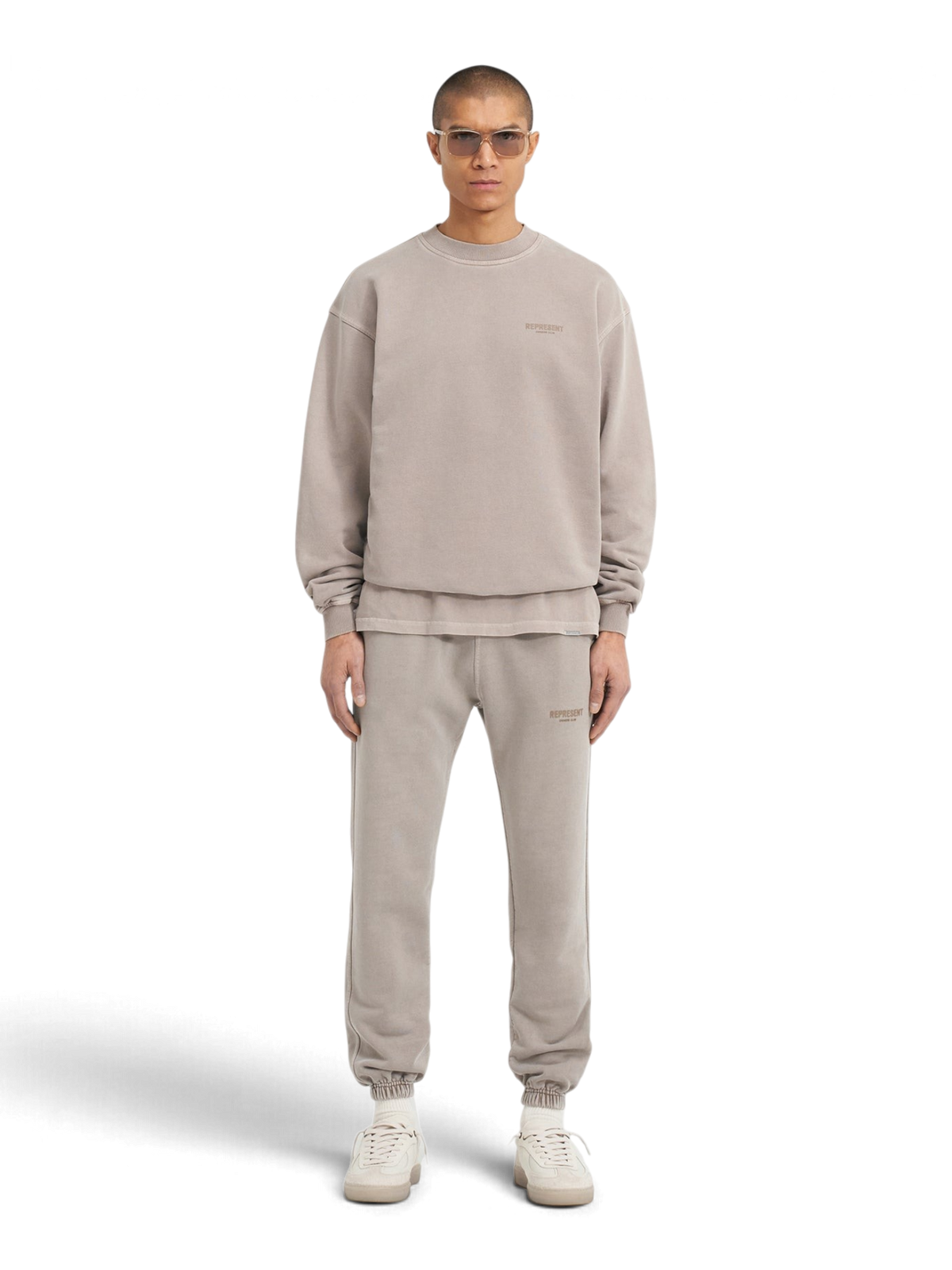 Represent Owners Club Sweater Mushroom