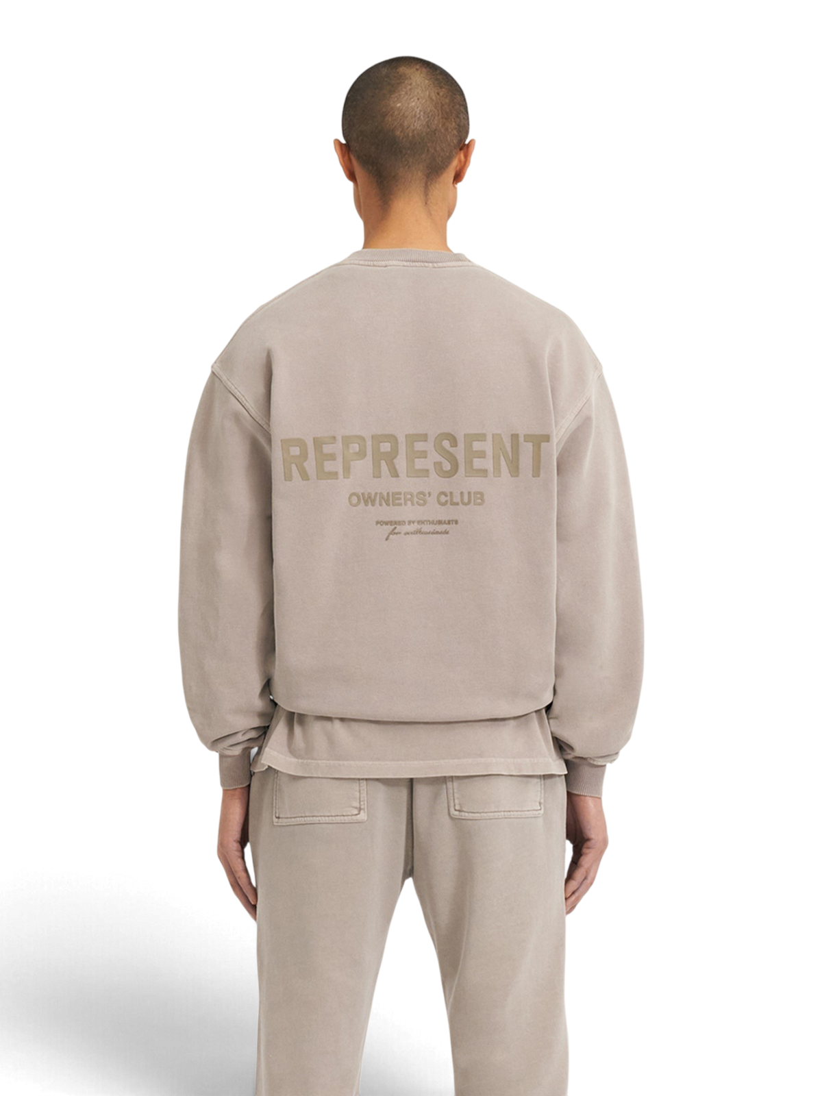 Represent Owners Club Sweater Mushroom