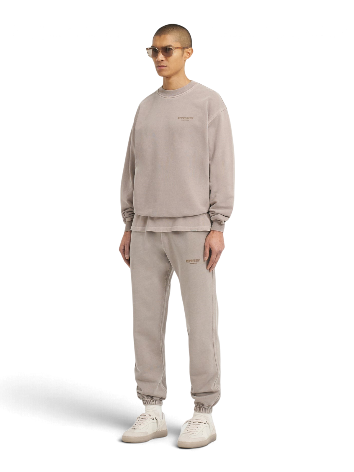 Represent Owners Club Sweater Mushroom