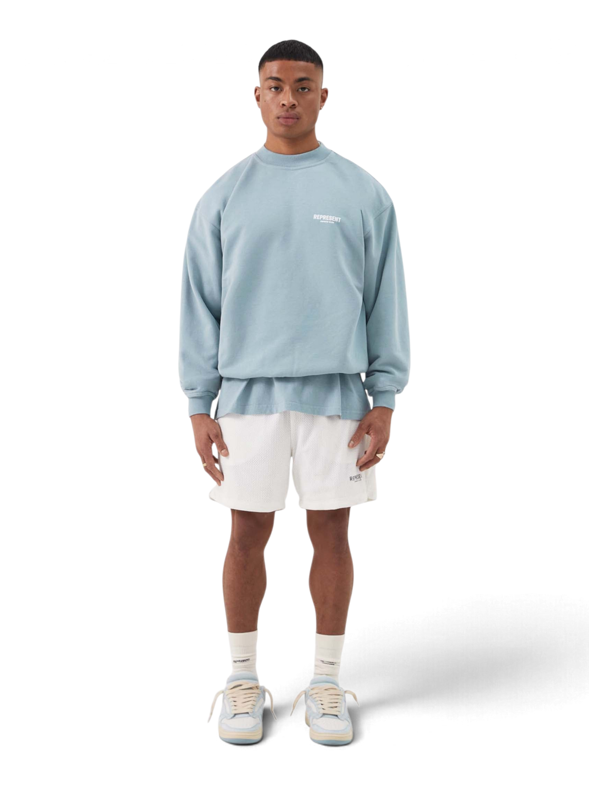 Represent Owners Club Sweater Powder Blue