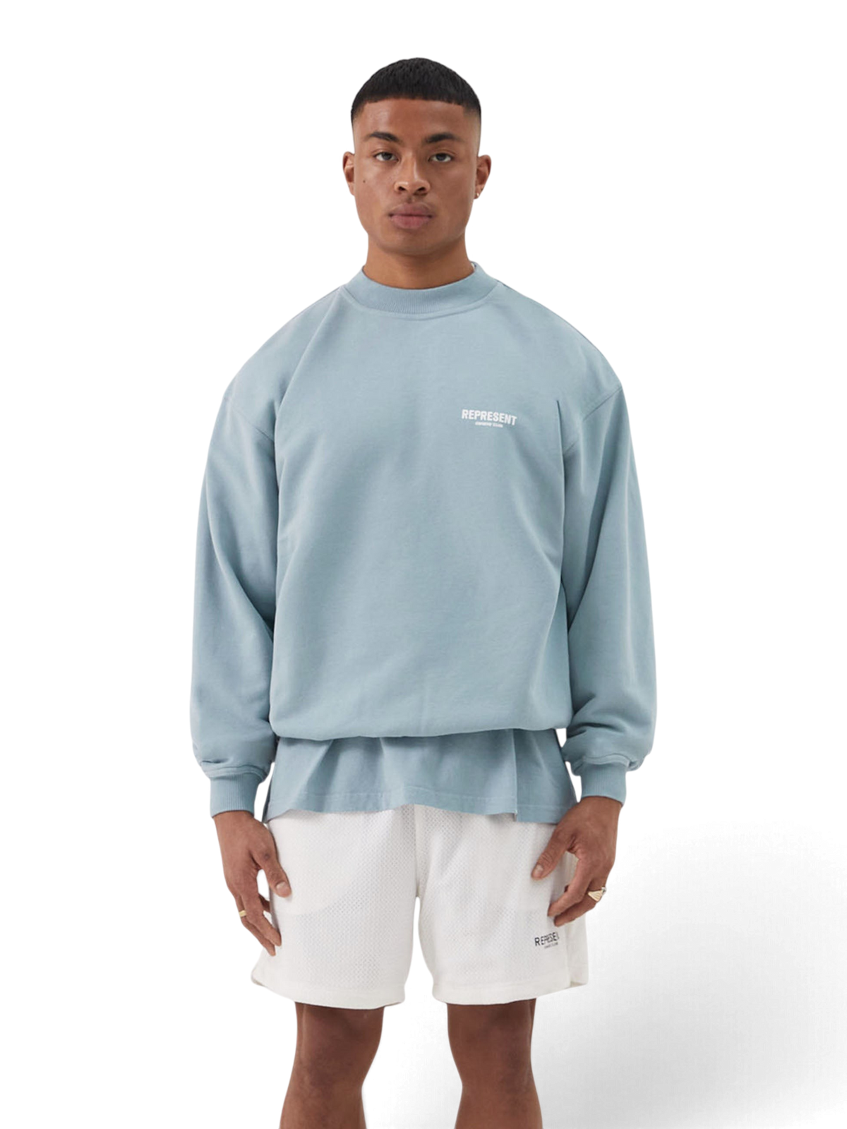 Represent Owners Club Sweater Powder Blue